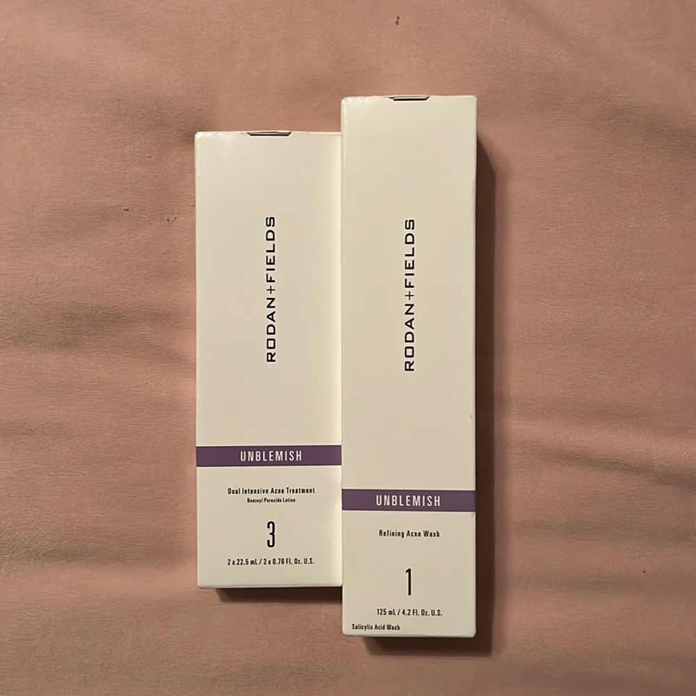 Rodan and fields unblemish steps 1 and 3